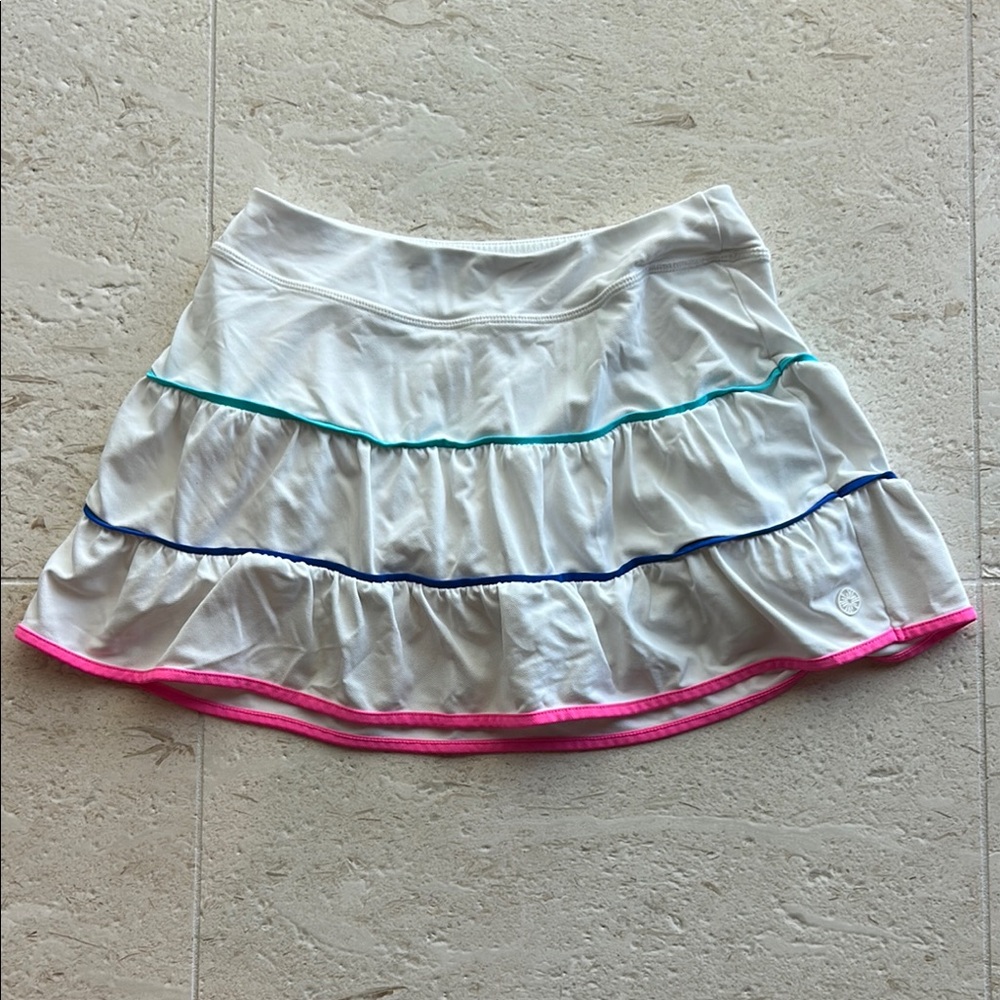 Lilly Pulitzer Luxletic White Tennis Skirt